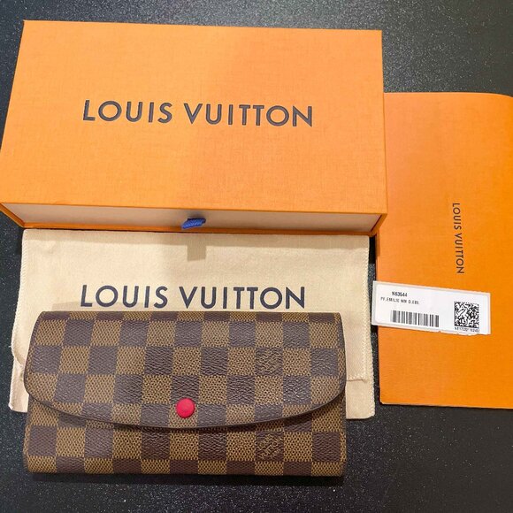 Louis Vuitton Emilie Wallet Damier Ebene - Picture 1 of 7